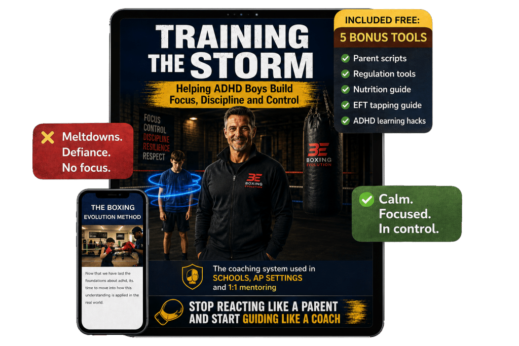 Training The Storm ADHD parenting guide by Boxing Evolution